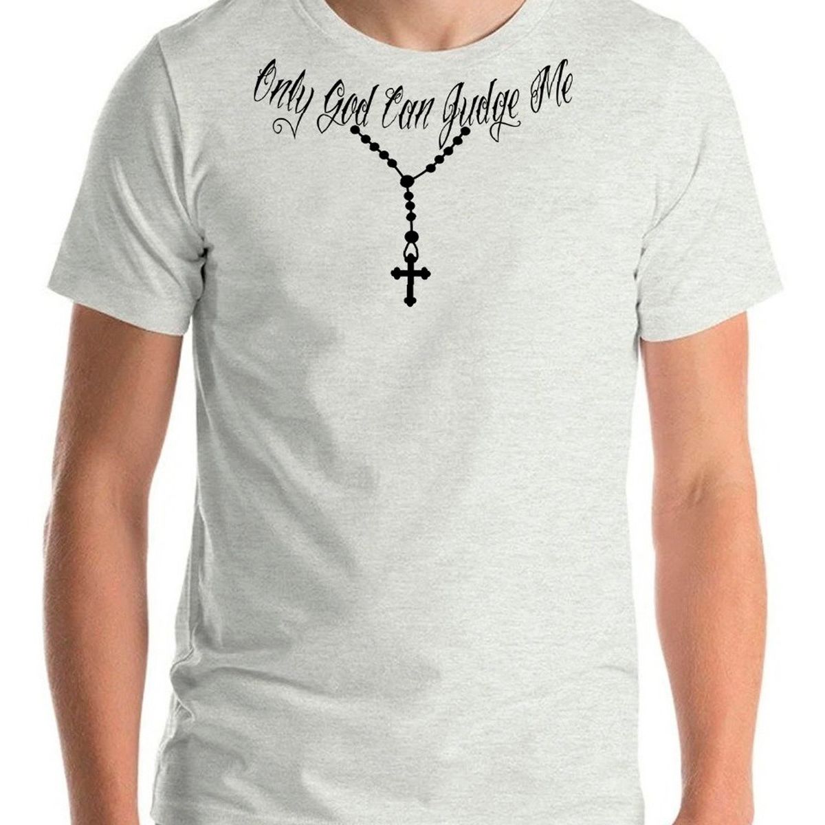 GENERICO - Polera Solo Dios Podra Juzgarme Adulto Niño Only God Can Jud