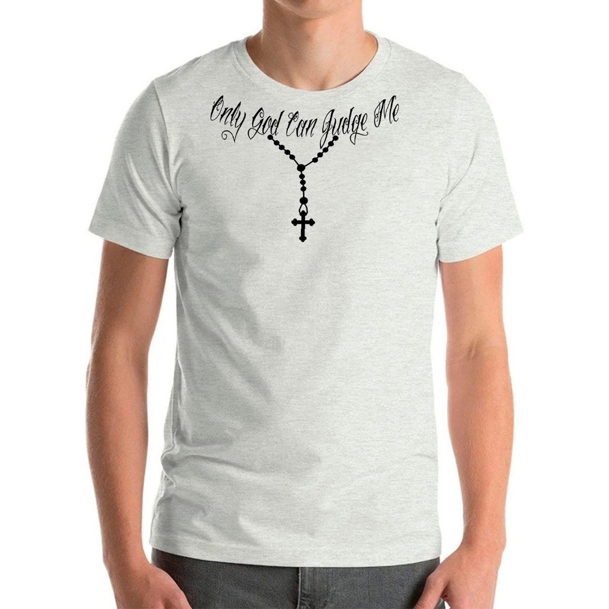 GENERICO - Polera Solo Dios Podra Juzgarme Adulto Niño Only God Can Jud