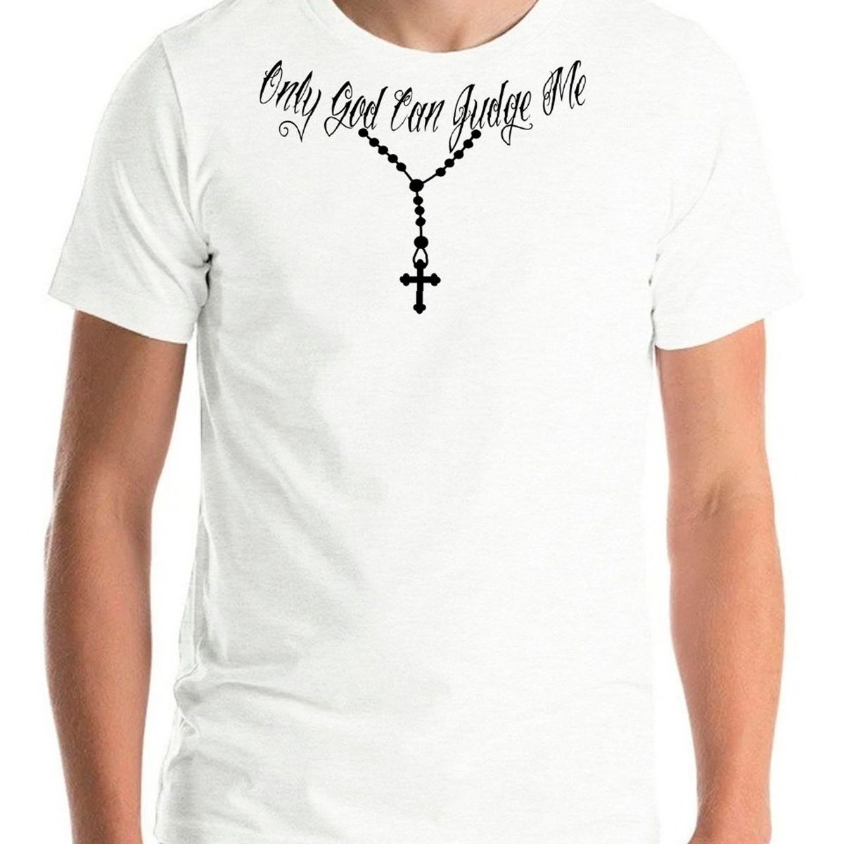 GENERICO - Polera Solo Dios Podra Juzgarme Adulto Niño Only God Can Jud