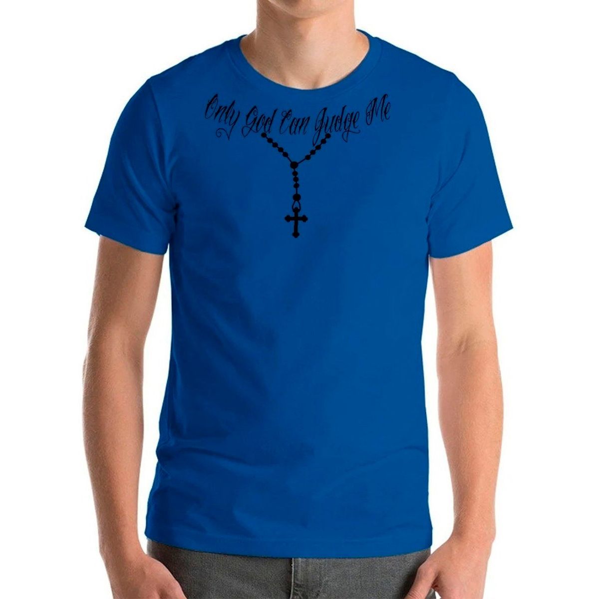 GENERICO - Polera Solo Dios Podra Juzgarme Adulto Niño Only God Can Jud