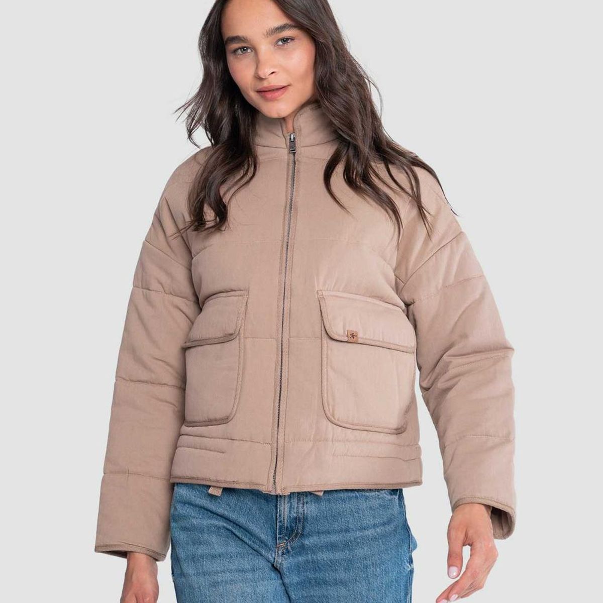 KAYA UNITE - Chaqueta Insulada Mujer Acacia - Camel