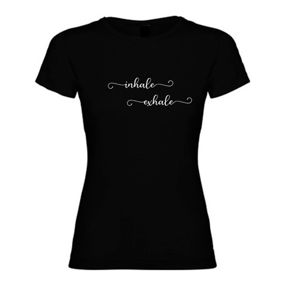 GENERICO - Polera Inhale Exhale Meditacion Yoga Moda Mujer