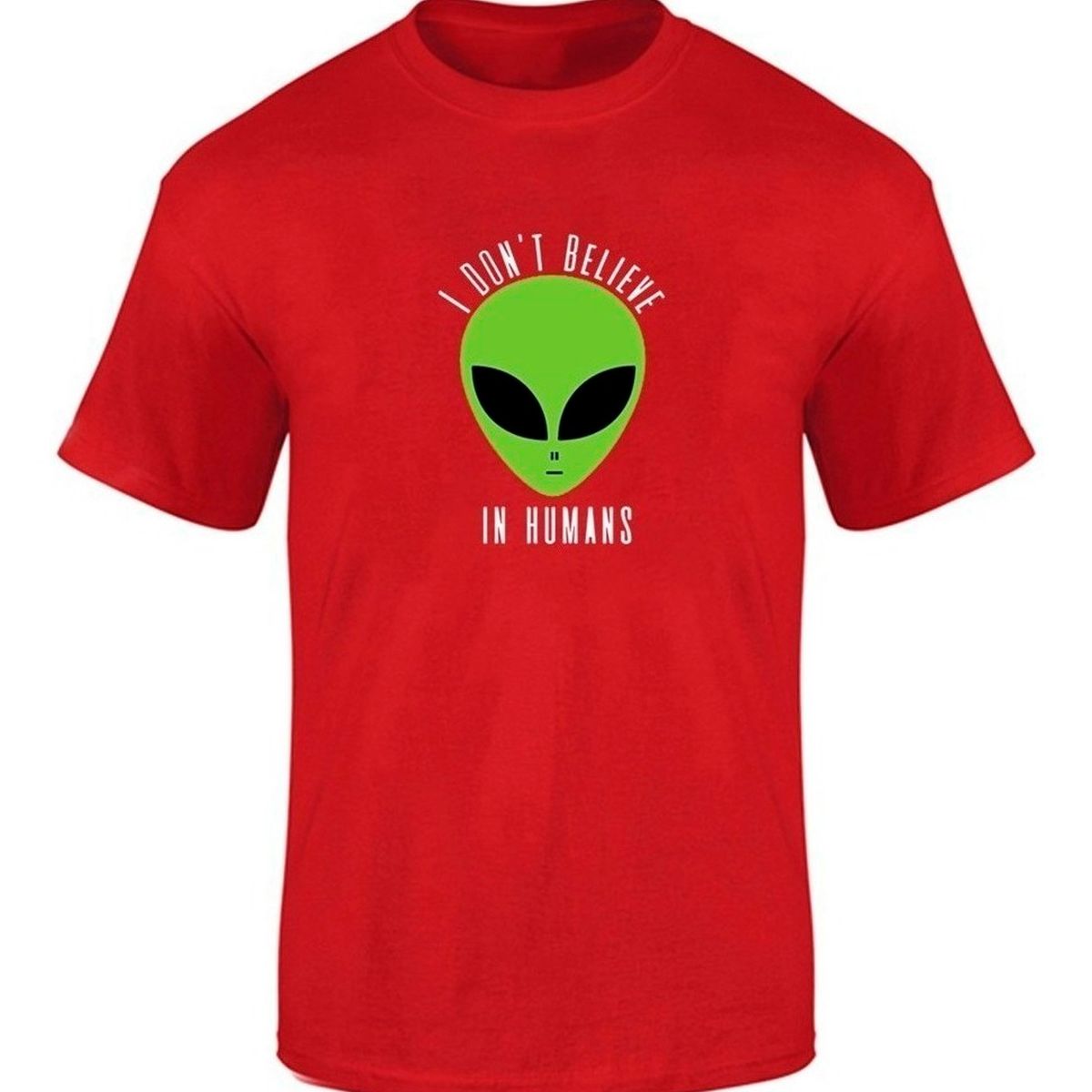 GENERICO - Polera Alien Extraterrestre Ufo  Humans Moda Hombre Y Niño