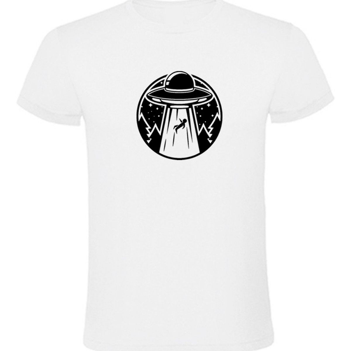 GENERICO - Polera Alien Abduction  Extraterreste Ufo Moda Hombre Y Niño