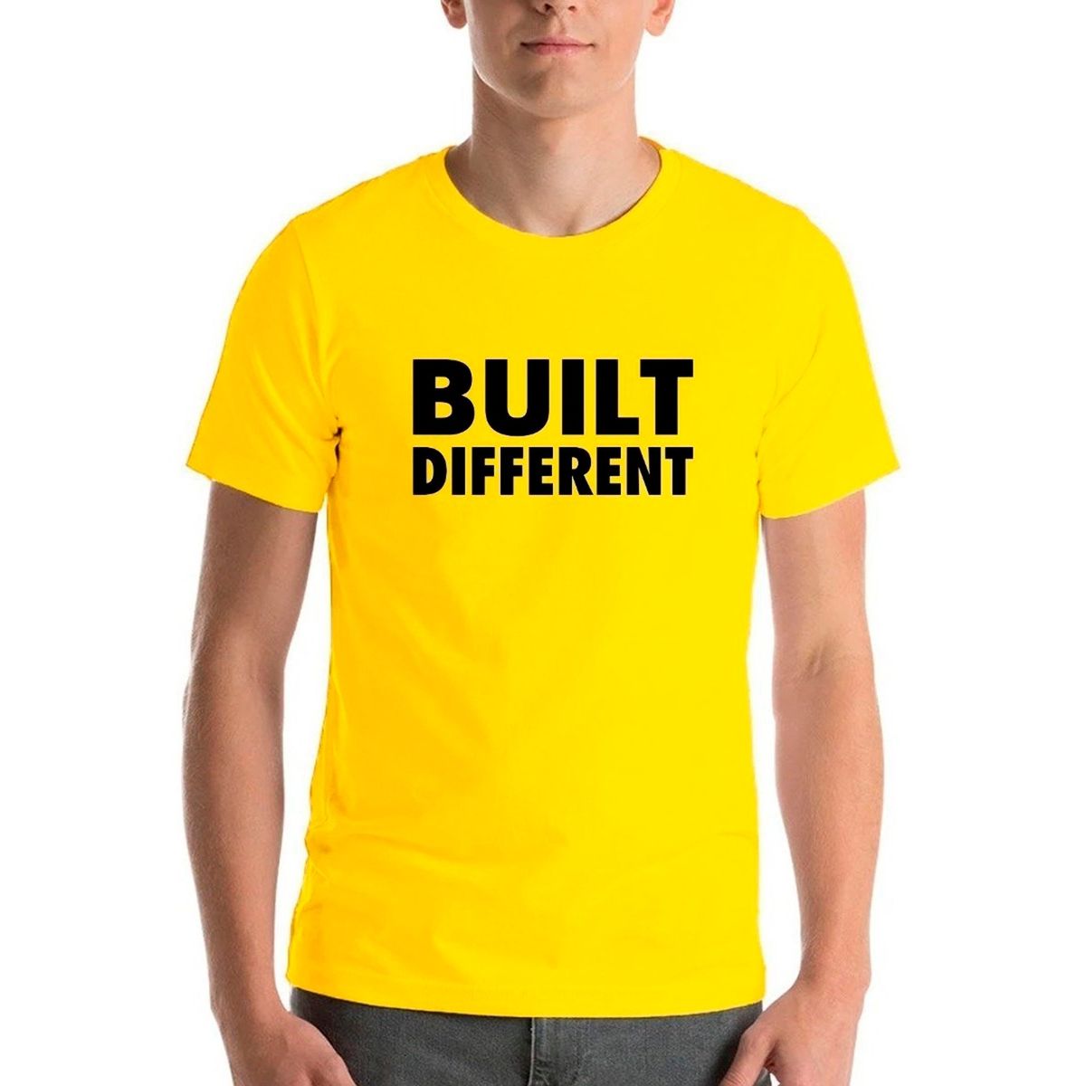GENERICO - Polera Build Different  Crossfit Gimnasio Luchador Campeon