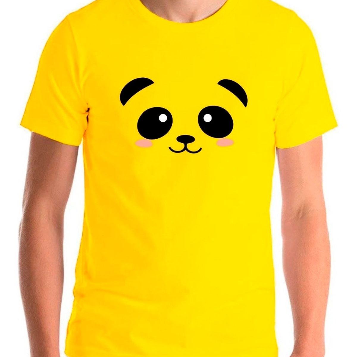GENERICO - Polera Oso Panda Kawai Face  Cute  Adultoniño