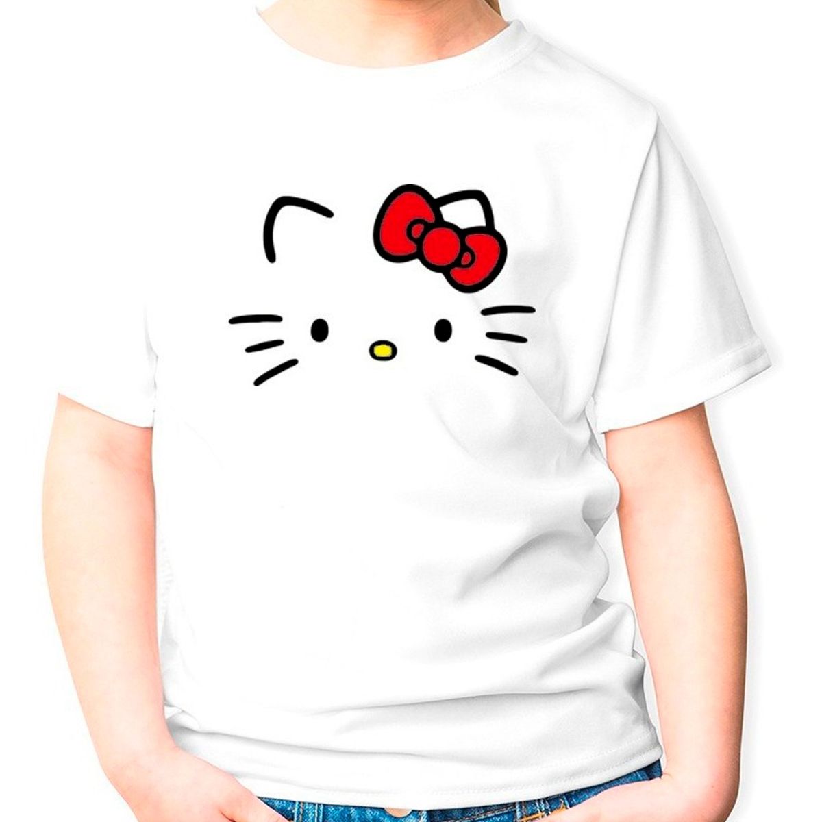 GENERICO - Polera Regalo Diseño Gato Cat Kawaihellokitty Mujerniña