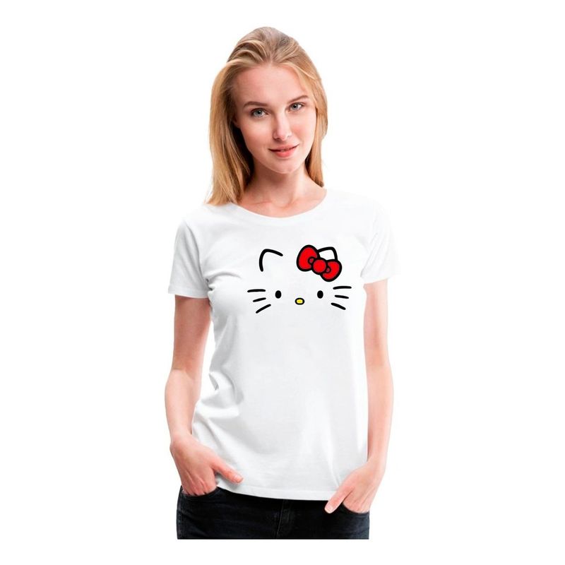 GENERICO - Polera Regalo Diseño Gato Cat Kawaihellokitty Mujerniña