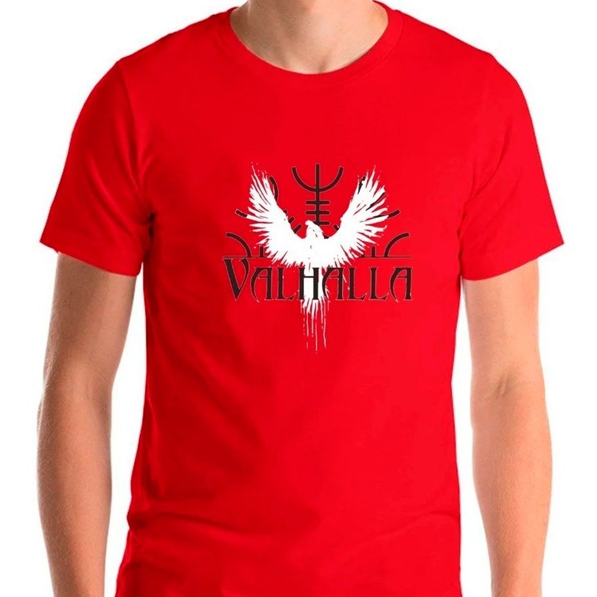 GENERICO - Polera Vikingos Viking Valhalla 001 Hombreniño