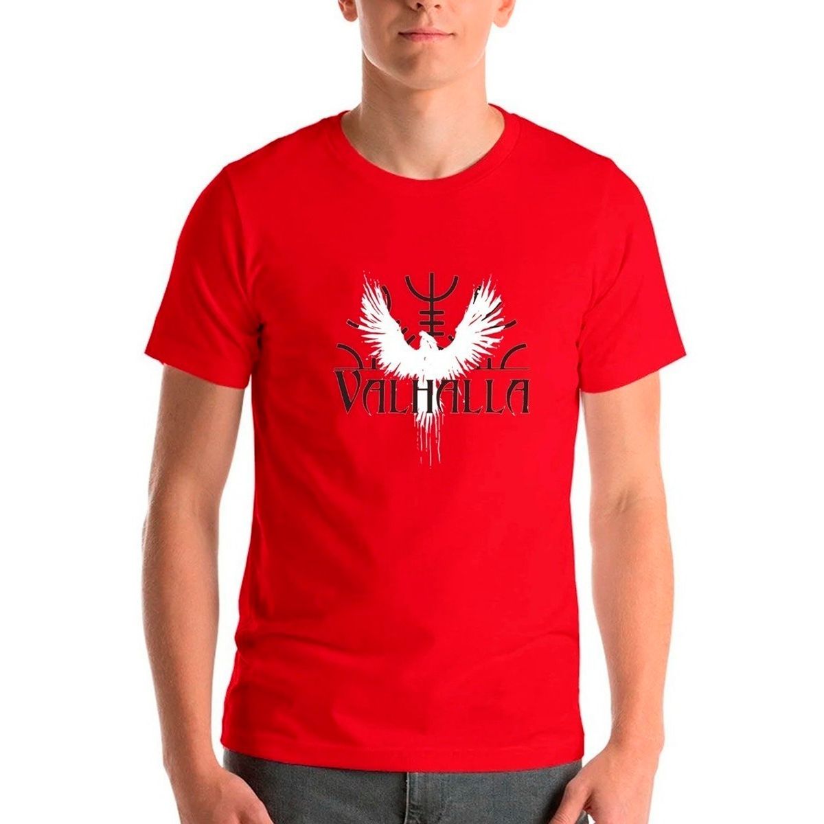 GENERICO - Polera Vikingos Viking Valhalla 001 Hombreniño