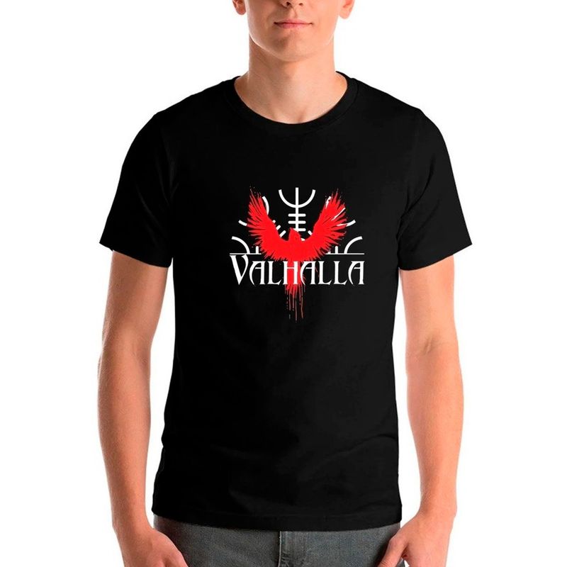 GENERICO - Polera Vikingos Viking Valhalla 001 Hombreniño