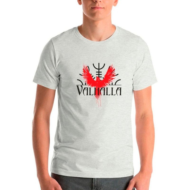 GENERICO - Polera Vikingos Viking Valhalla 001 Hombreniño