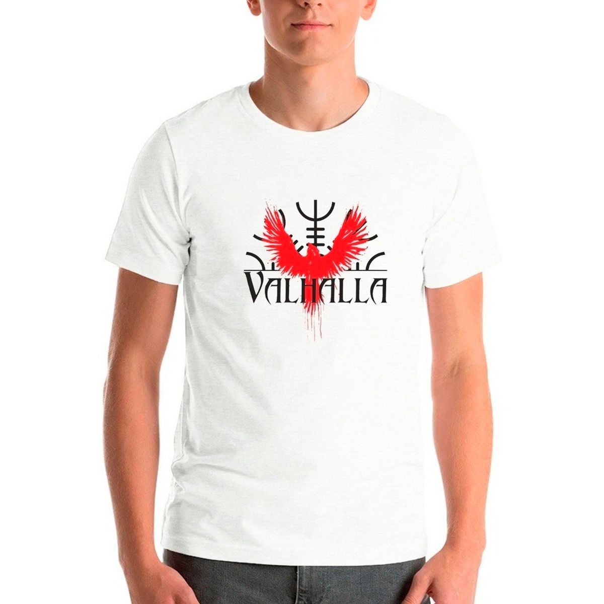 GENERICO - Polera Vikingos Viking Valhalla 001 Hombreniño