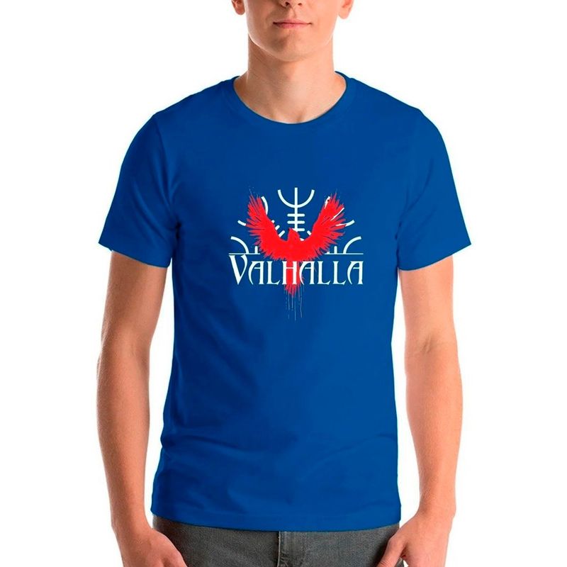 GENERICO - Polera Vikingos Viking Valhalla 001 Hombreniño