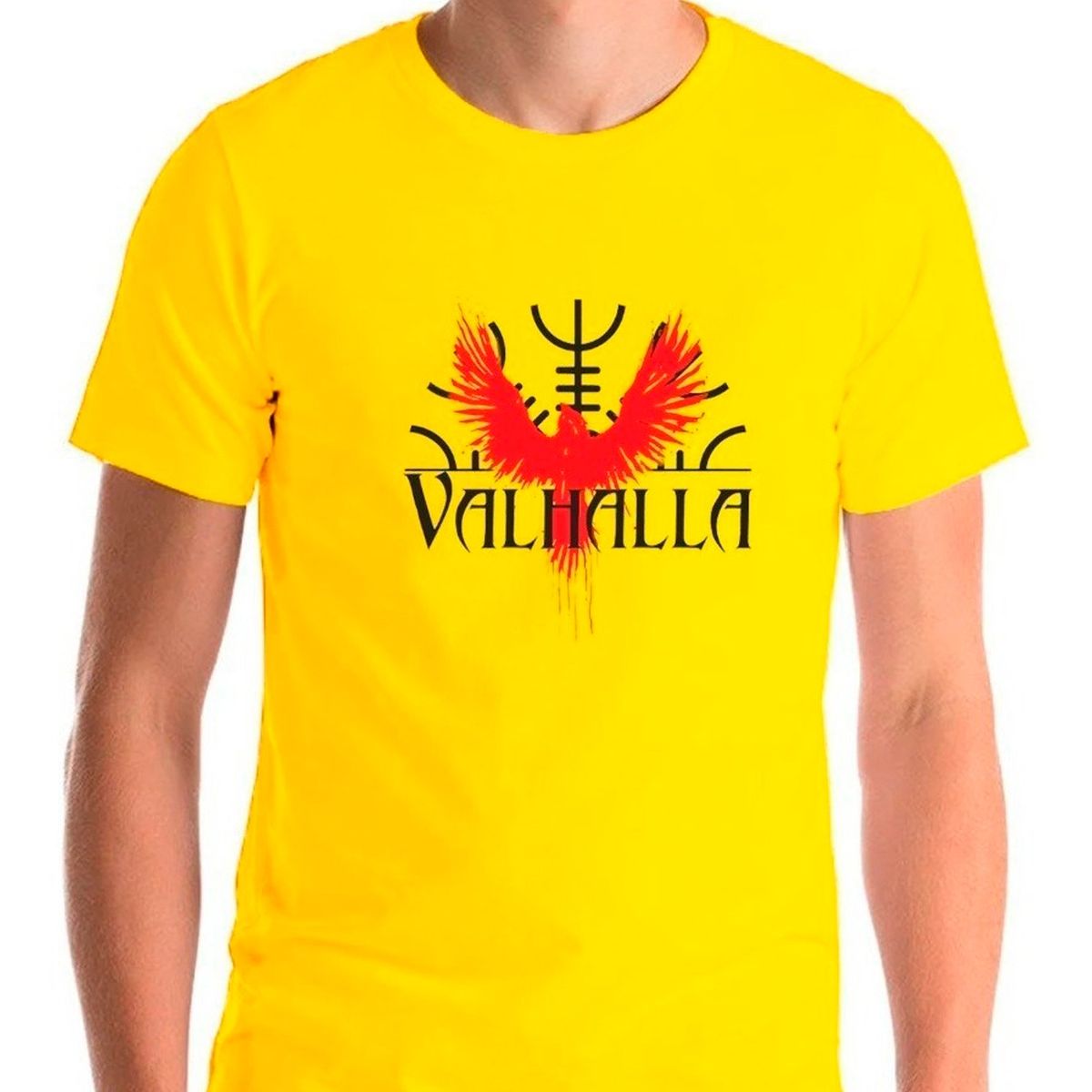 GENERICO - Polera Vikingos Viking Valhalla 001 Hombreniño