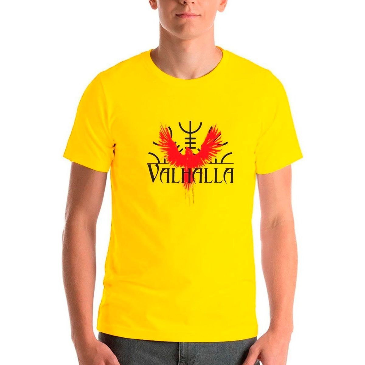 GENERICO - Polera Vikingos Viking Valhalla 001 Hombreniño