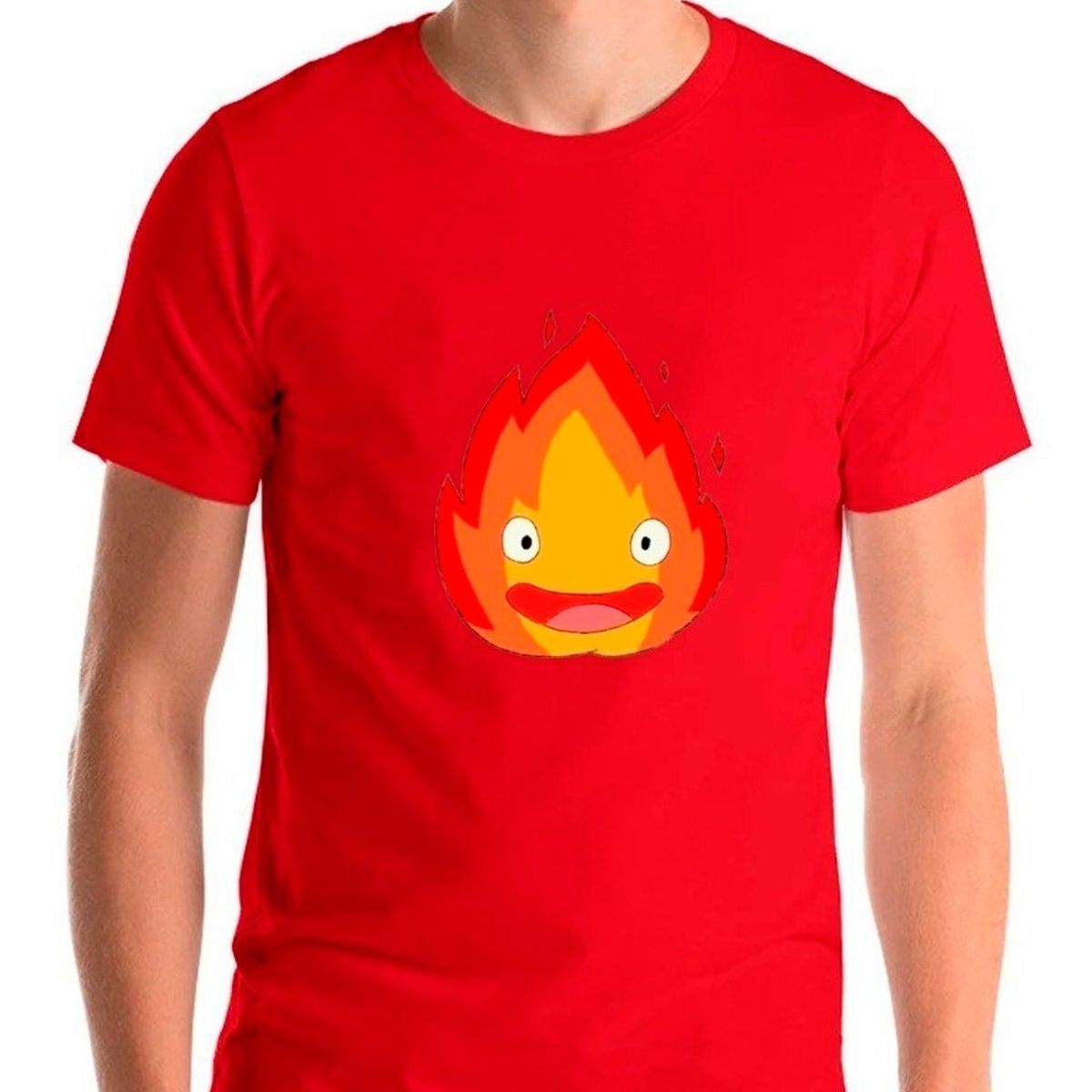 GENERICO - Polera Anime Calcifer Adultoniño