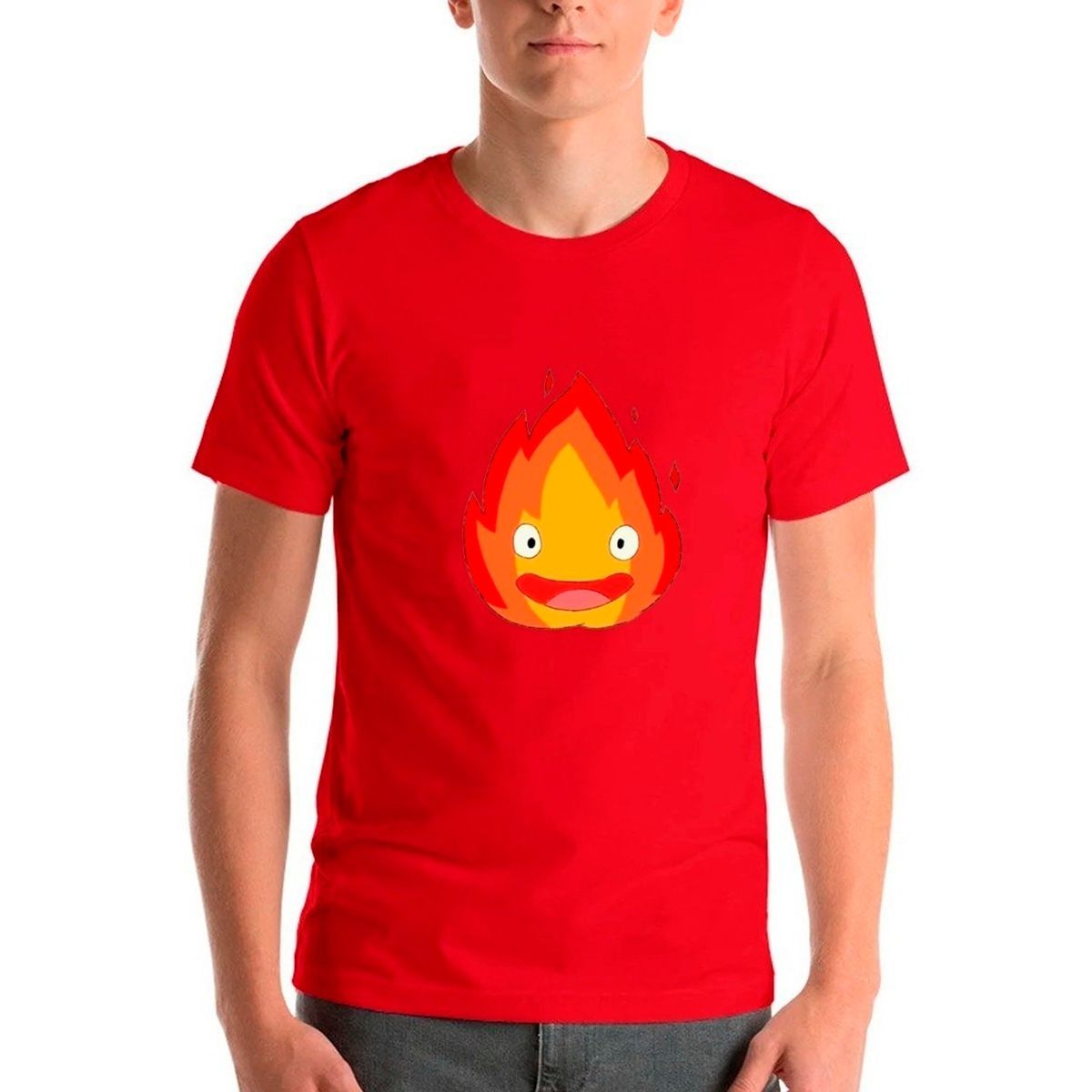 GENERICO - Polera Anime Calcifer Adultoniño
