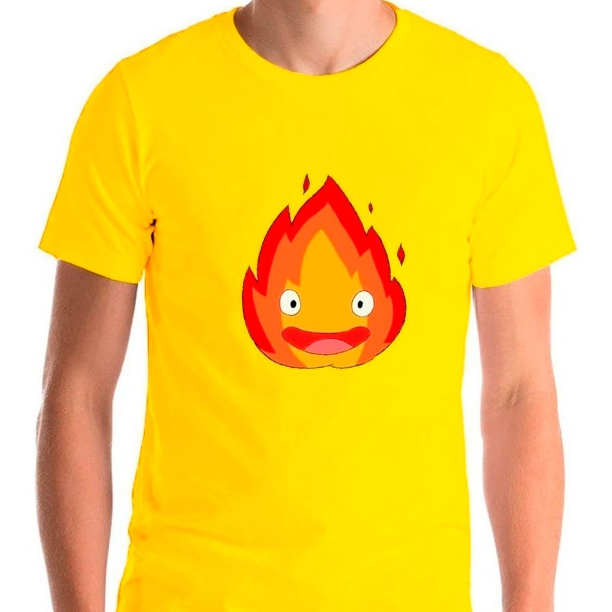 GENERICO - Polera Anime Calcifer Adultoniño