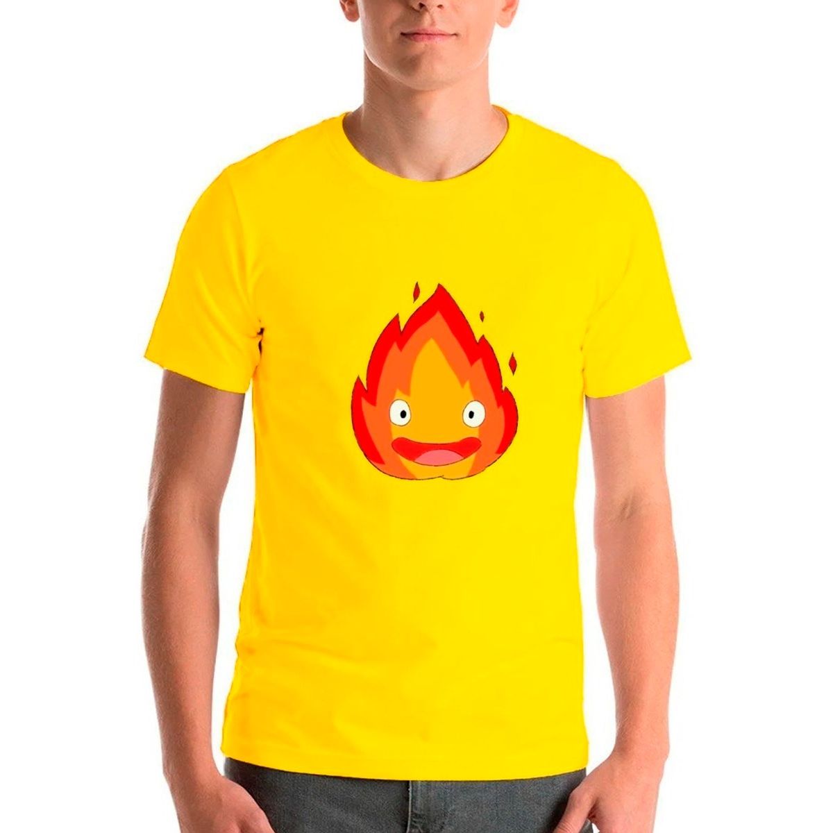 GENERICO - Polera Anime Calcifer Adultoniño