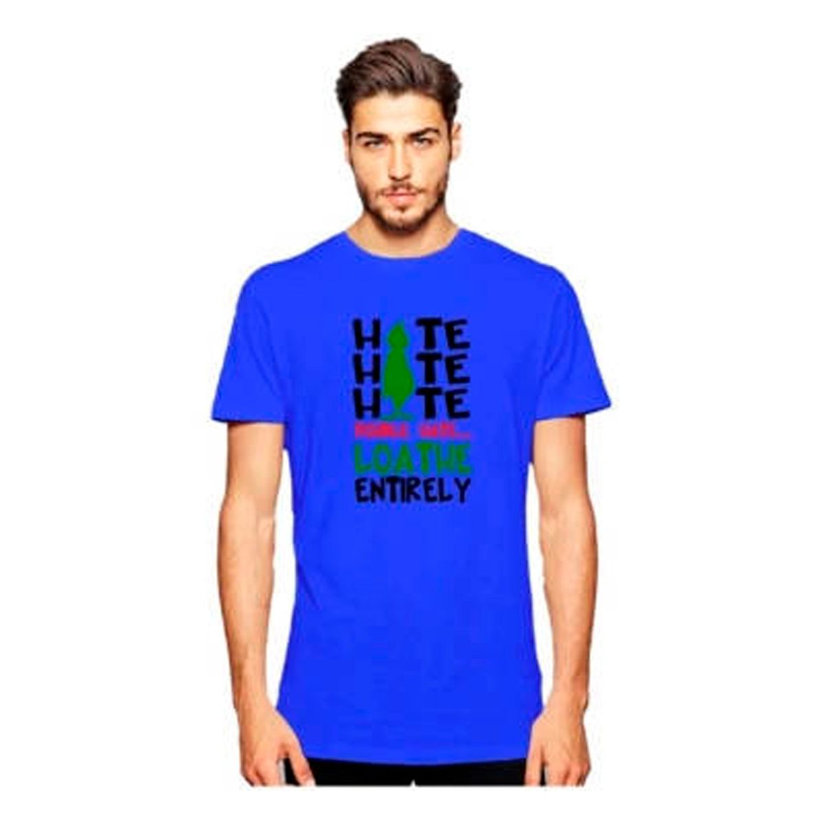 GENERICO - Polera Grinch Odio A Todos Hate Hate Hate Hombre