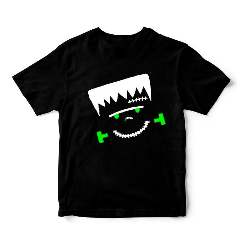 GENERICO - Polera Niño Adulto Halloween Frankie