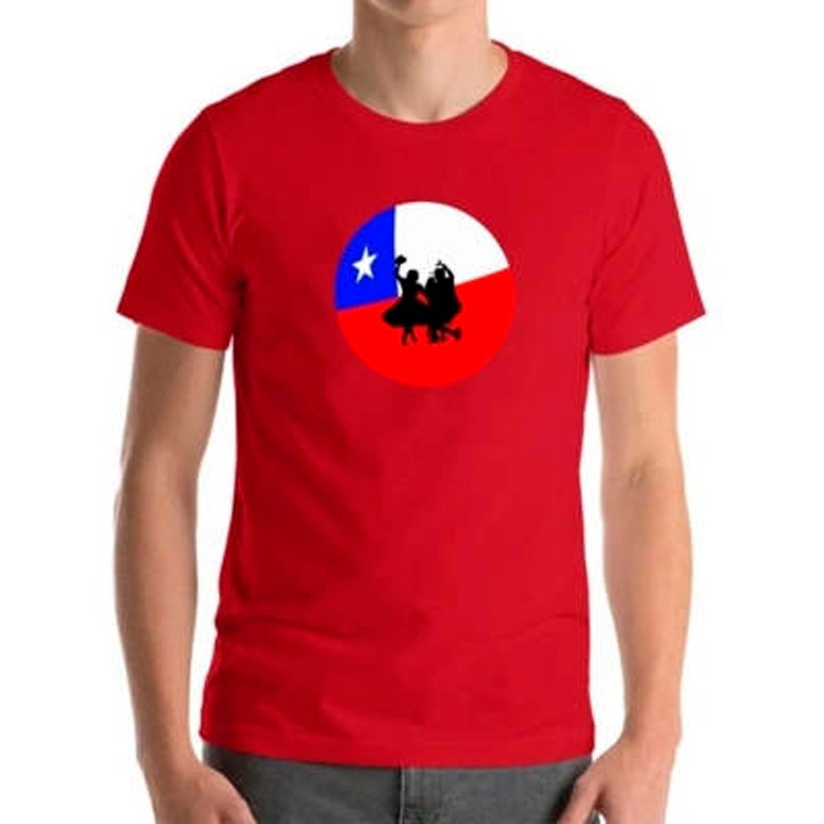 GENERICO - Polera Cueca De Mi Corazon Viva Chile Fiestas Patrias Hombre