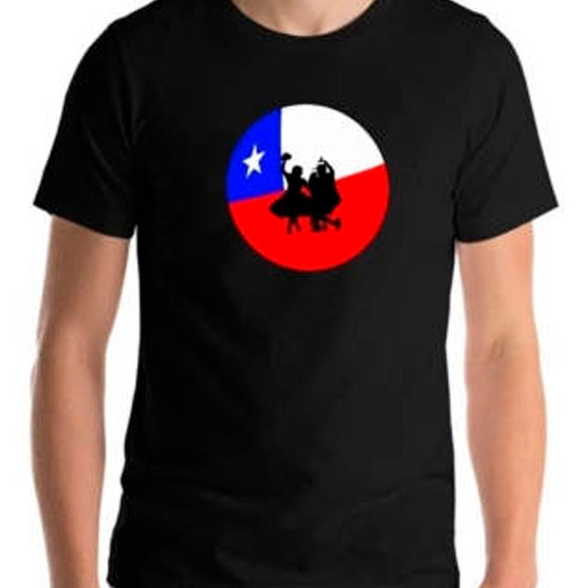 GENERICO - Polera Cueca De Mi Corazon Viva Chile Fiestas Patrias Hombre