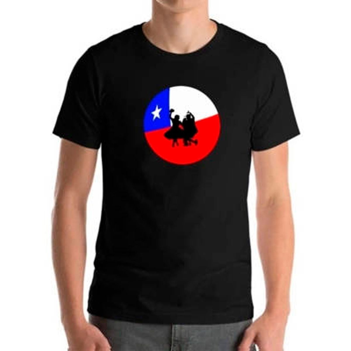 GENERICO - Polera Cueca De Mi Corazon Viva Chile Fiestas Patrias Hombre