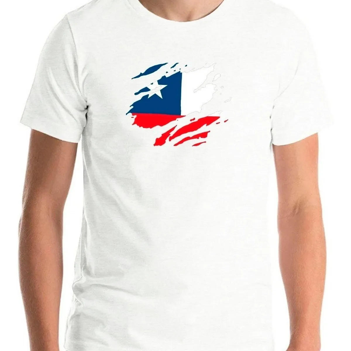 GENERICO - Polera Chileno De Corazon Chilenidad Futbol Fiestas Patrias