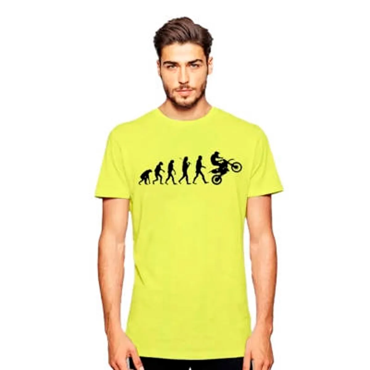 GENERICO - Polera Motociclista Evolution Hombre  Fan Moto