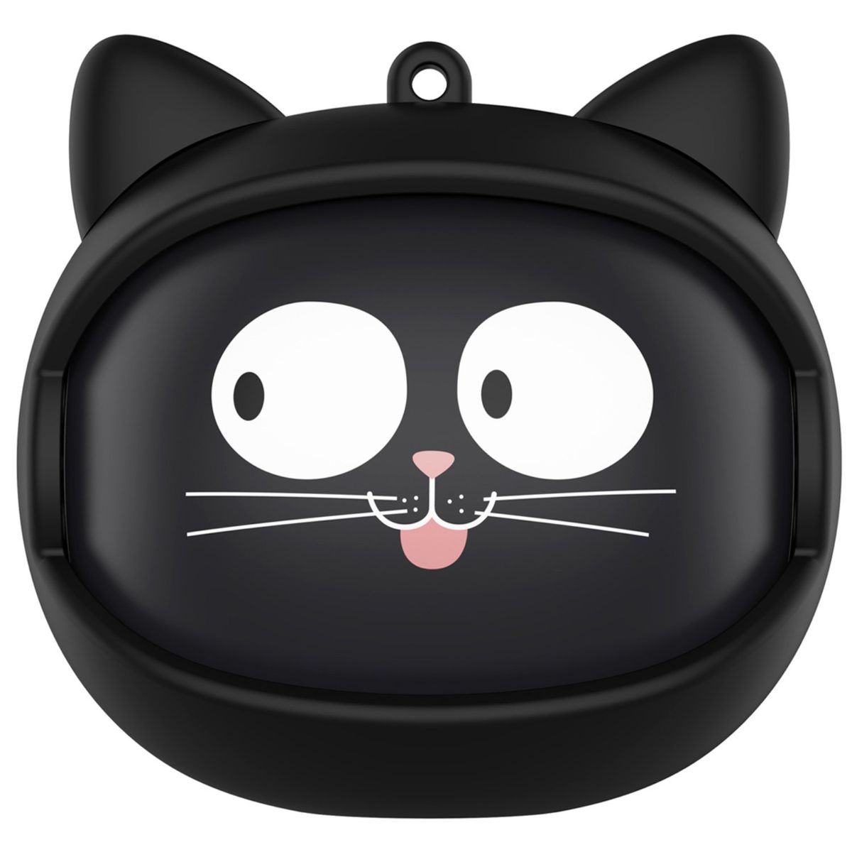 TECNOLAB - Audífonos Bluetooth Con Caras Seleccionables Gato Negro - SC