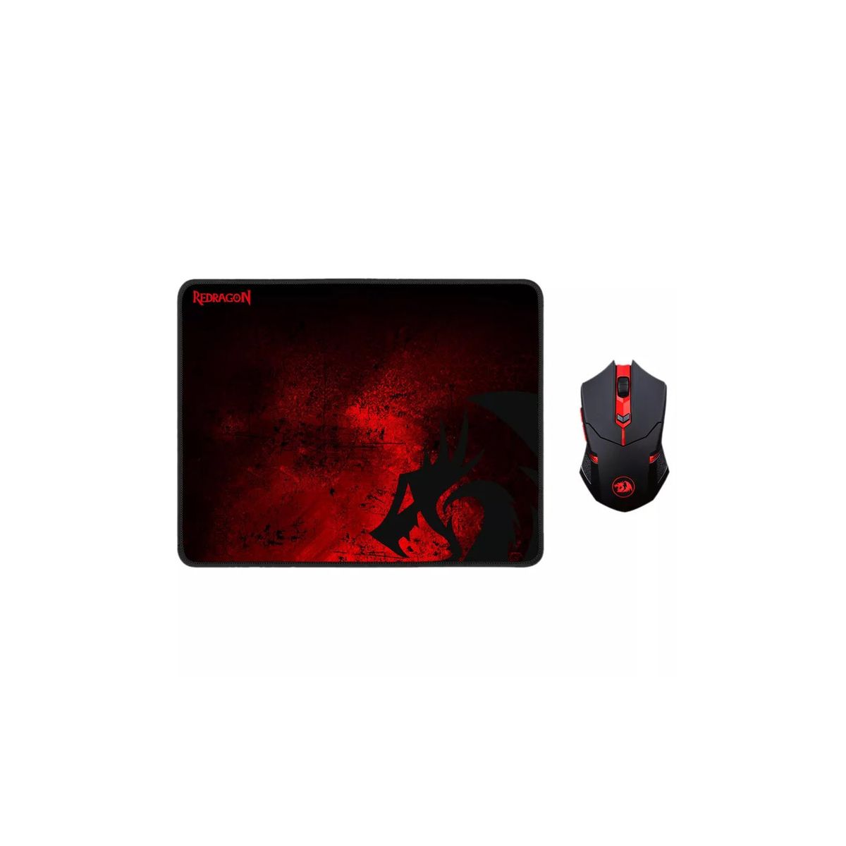 REDRAGON - Pack Gamer Mouse 2,4 Ghz + Mouse Pad Redragon M601wl-ba - SC