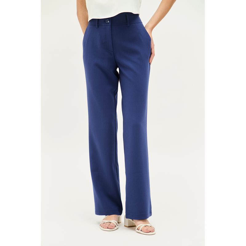 IO - Pantalon Azul Marino Mujer Io