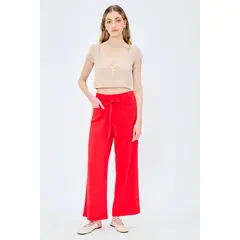 IO - Pantalon Rojo Mujer