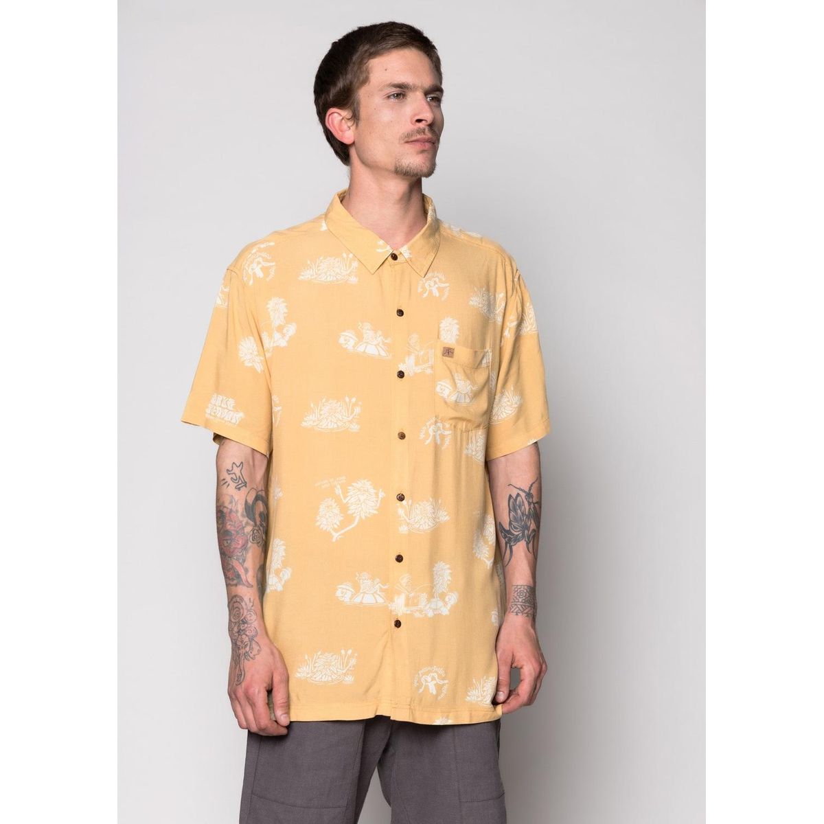 KAYA UNITE - Guayabera Slowlife Ocre