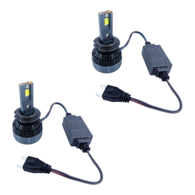 GENERICO - 2x Ampolleta Kit LED H-7 12.000 Lumenes Con Ventilador