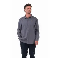 KAYA UNITE - Camisa Long Cotton Navy