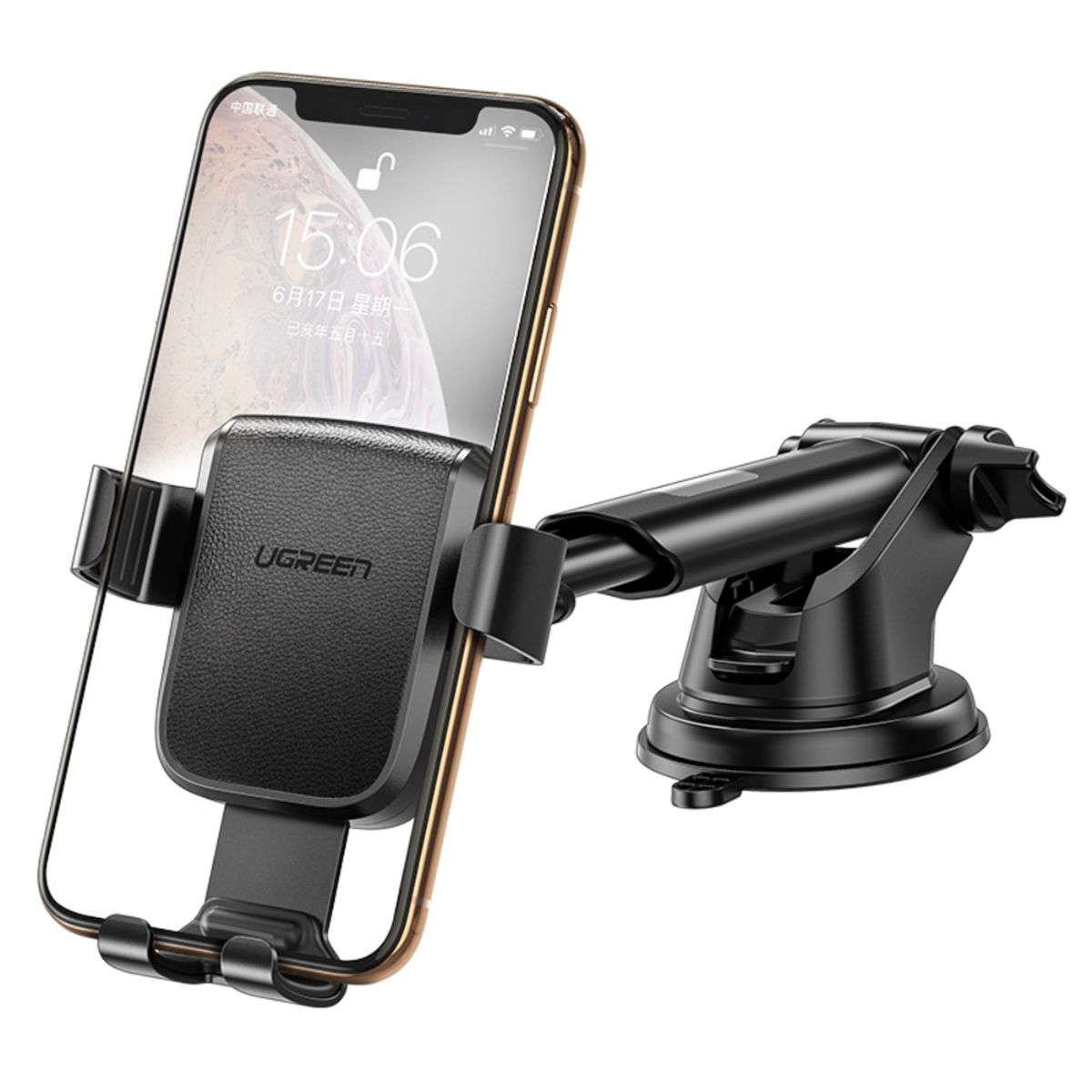 UGREEN - Soporte Celular Ajuste Por Gravedad Con Ventosa Automovil Lp200