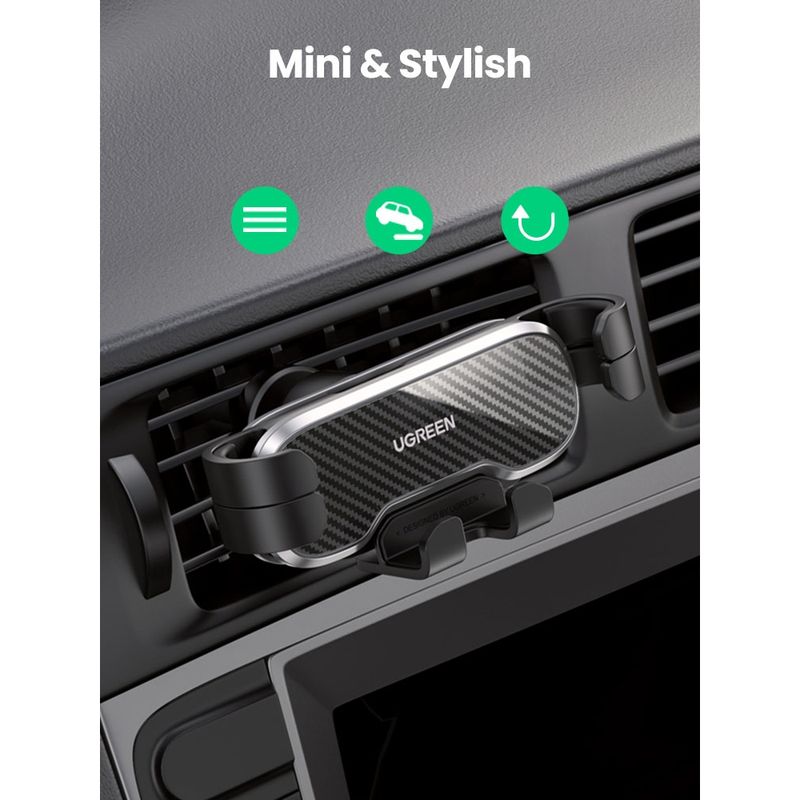 UGREEN - Soporte Celular Tipo Clip Para Rejilla Ventilacion Automovil Ugreen
