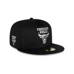 NEW ERA - Gorro 59Fifty MLB Chicago Bulls Soul Black and Silver Black