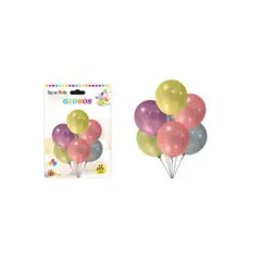 GENERICO - GLOBOS LATEX 25 CM 12 PCS