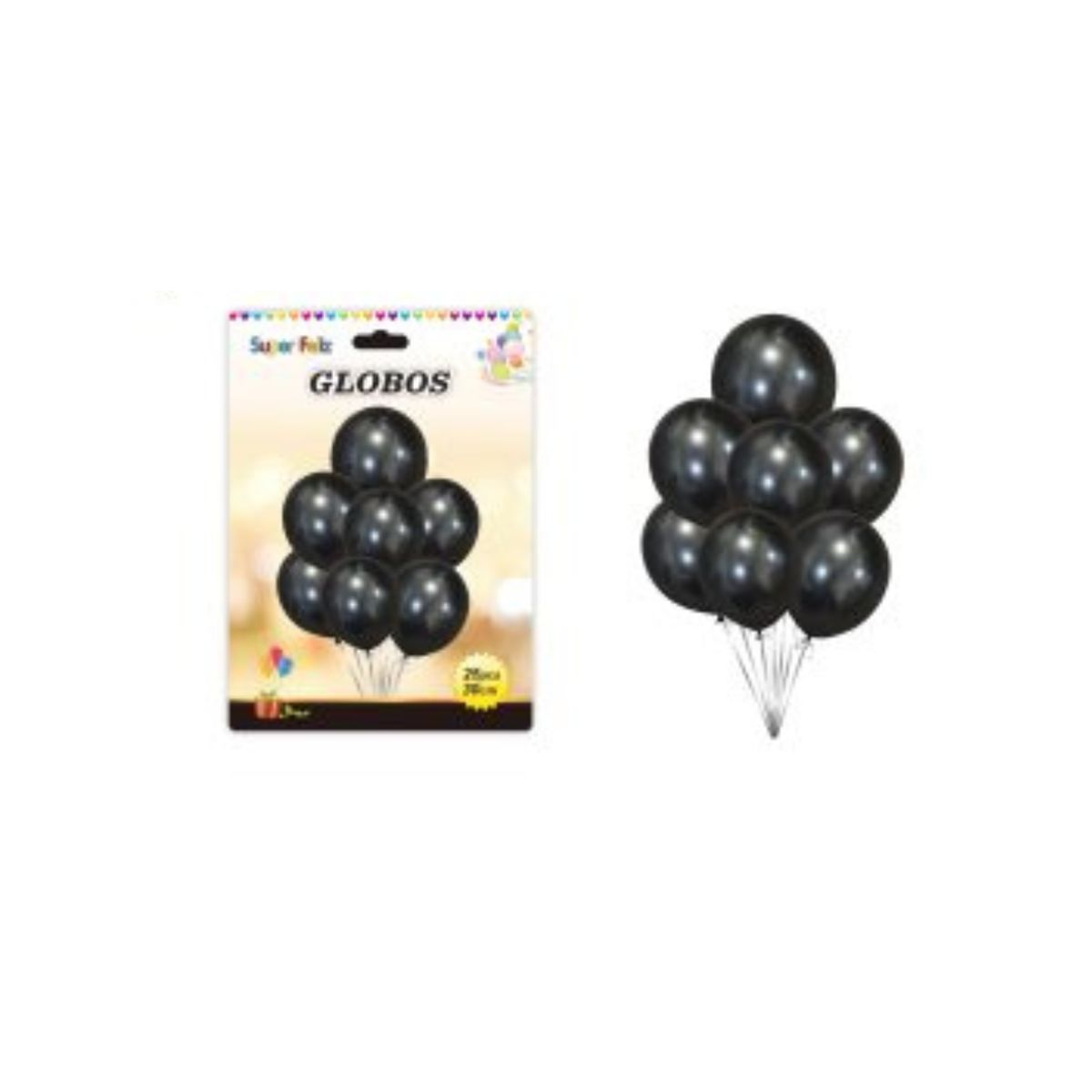 GENERICO - GLOBOS LATEX 30 CM 25 PCS