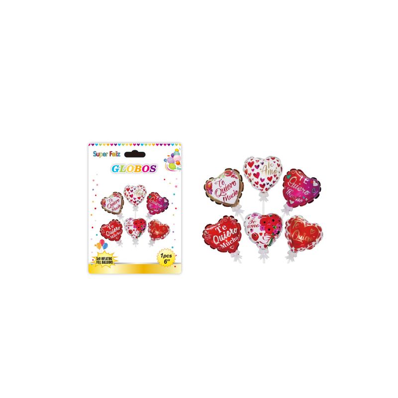 GENERICO - GLOBOS DE AMOR 1 PCS