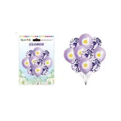 GENERICO - GLOBOS FLOR 30 CM 10 PCS