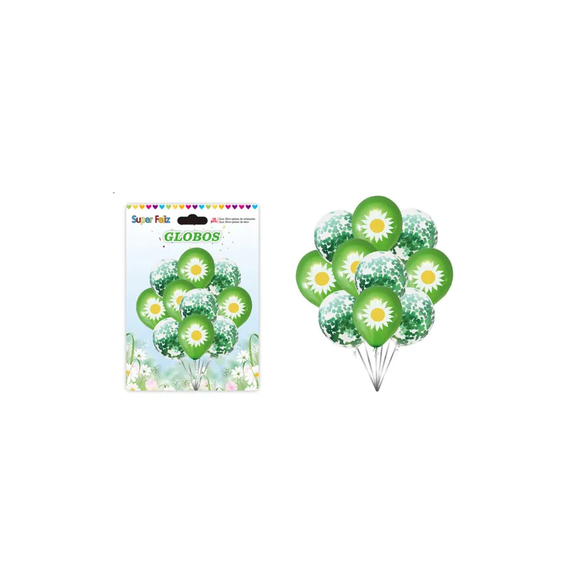 GENERICO - GLOBOS FLOR 30 CM 10 PCS