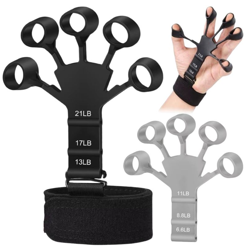 GENERICO - Ejercitador De Dedos Mano Fortalecedor Hand Grip Regulable
