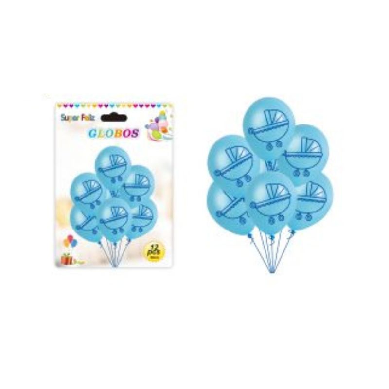 GENERICO - GLOBOS BABY 30 CM 12 PCS