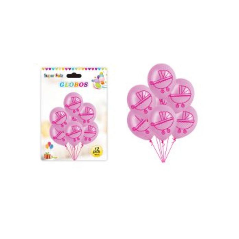 GENERICO - GLOBOS BABY 30 CM 12 PCS