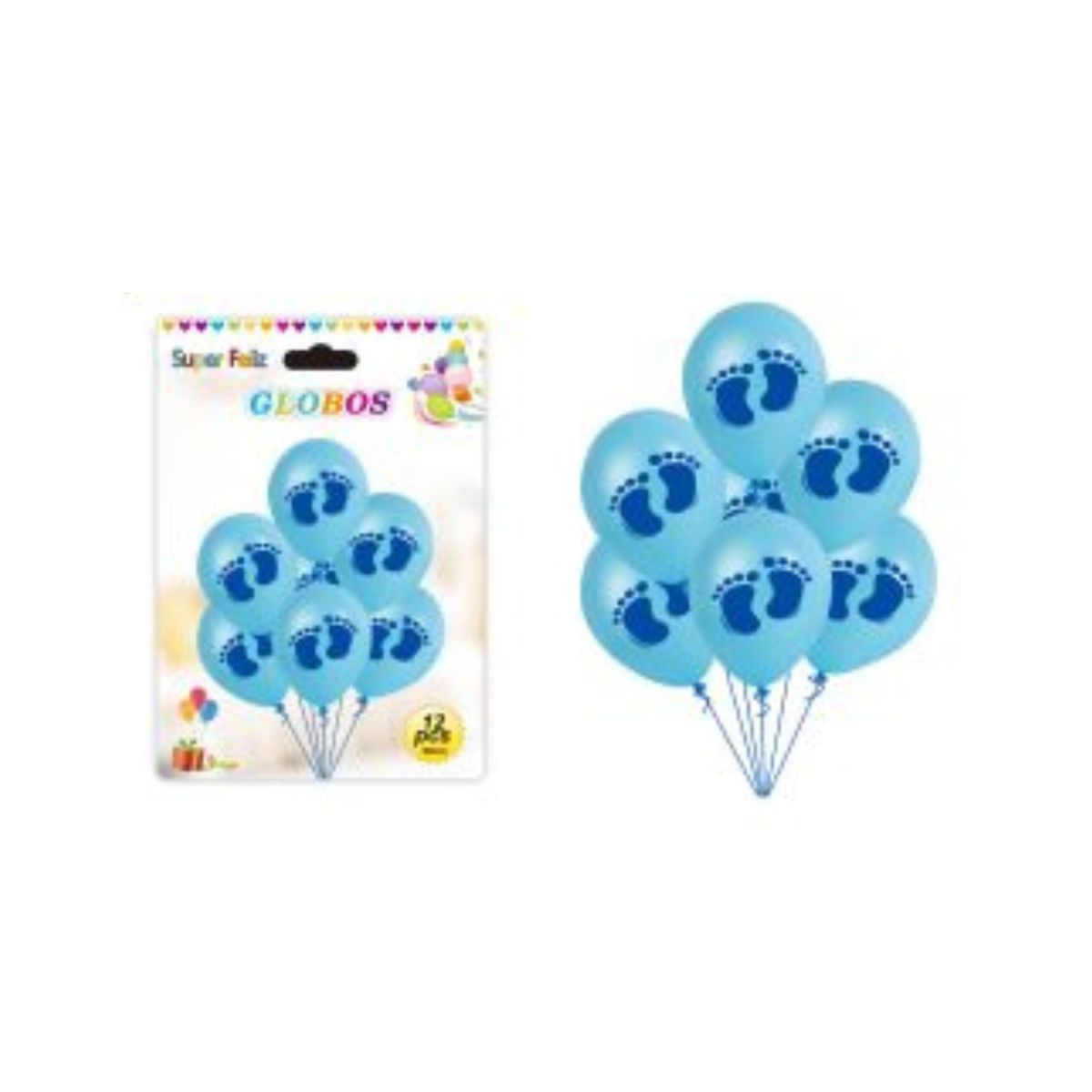 GENERICO - GLOBOS BABY 30 CM 12 PCS